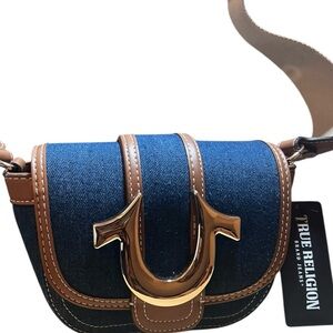 True Religion Denim Camera Crossbody Bag NWT